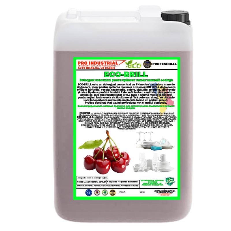 Detergent concentrat profesional pentru spălarea manuală a vaselor ecologic(Pentru preț şi cantitate angro Contactați-ne)